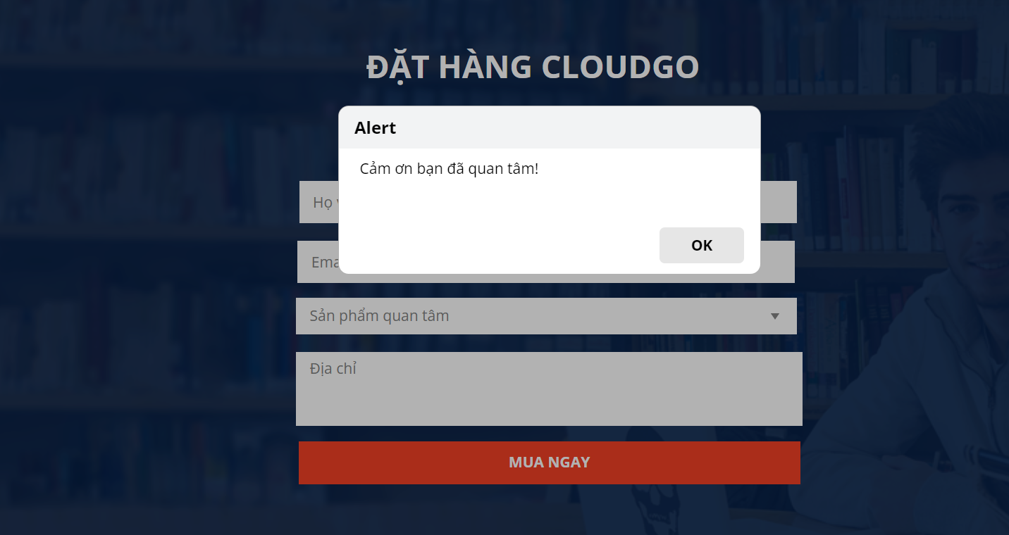 Kiểm thử giao diện Landing Page sau khi xuất bản