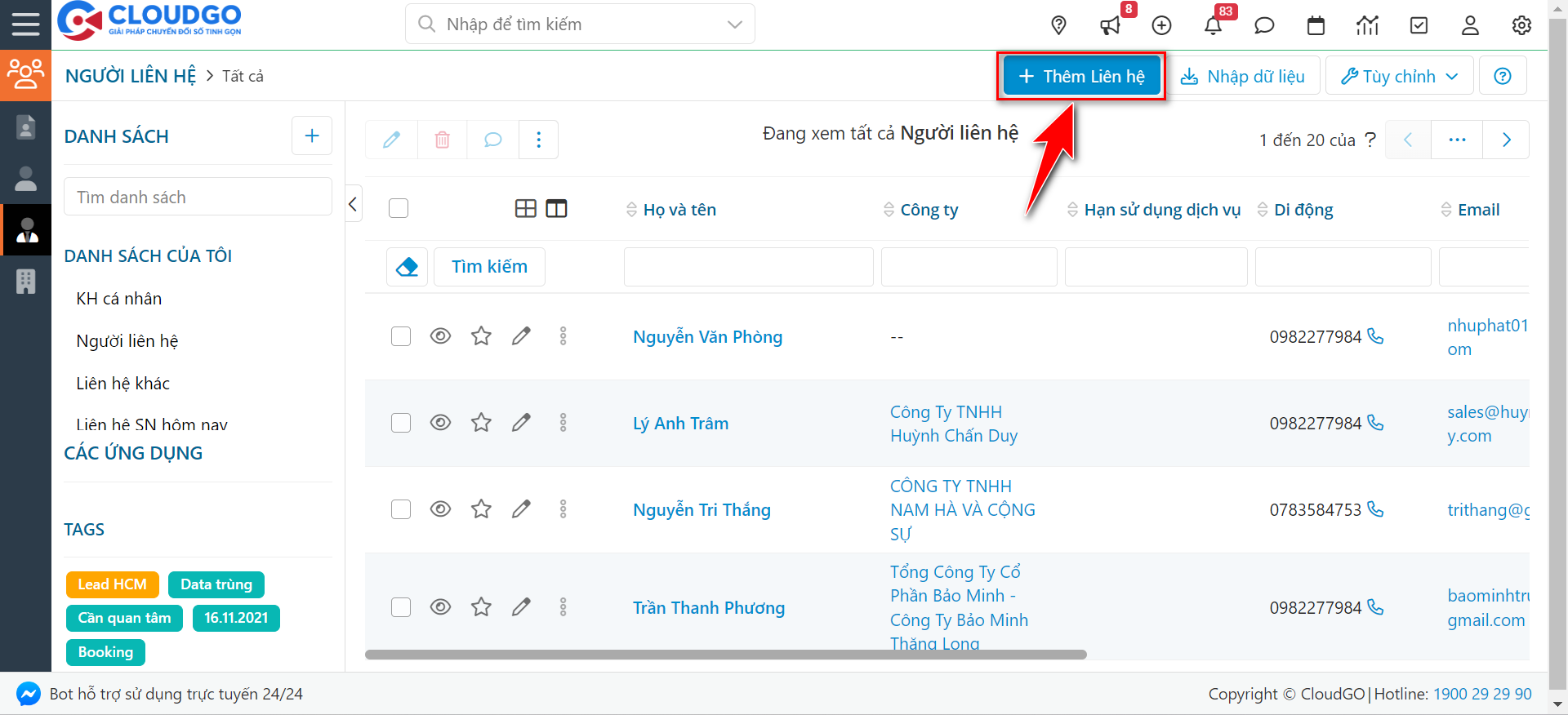 Cấu hình logo hình đại diện form thu thập thông tin (kích thước 620x390)
