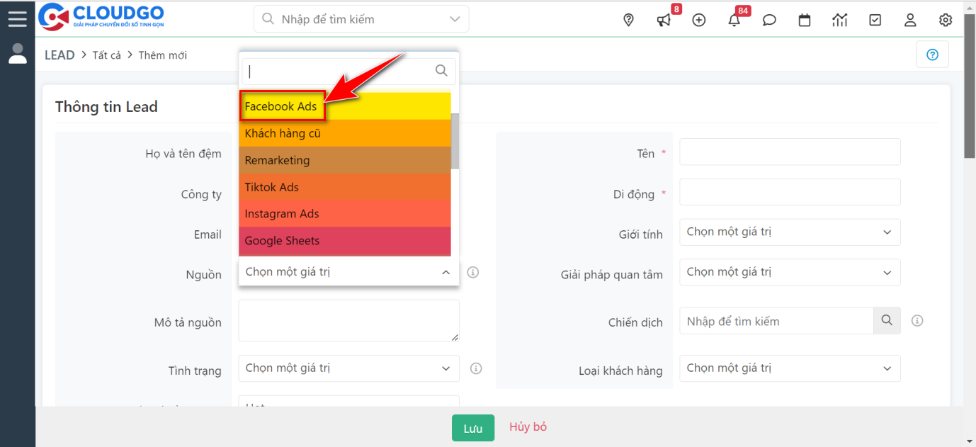 Ví dụ giá trị Picklist tiếng Anh hoặc tiếng Việt không dấu — không cần bảng mã chuyển đổi
