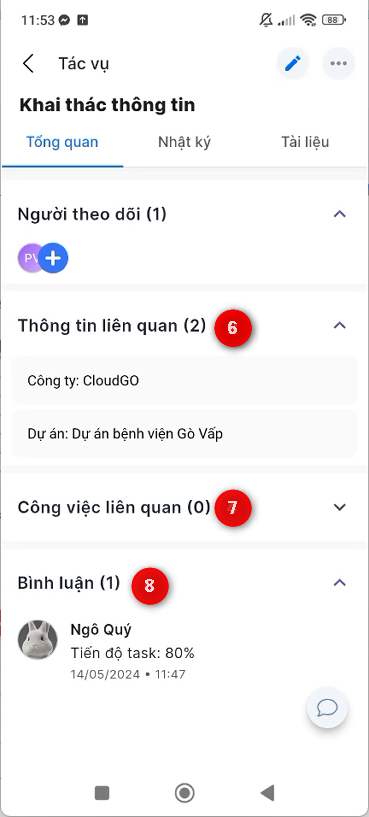 Chi tiết hoạt động - phần bổ sung