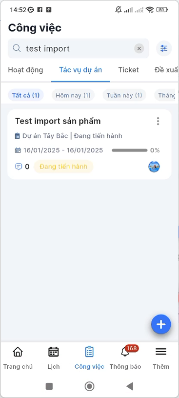Kết quả tìm kiếm cục bộ theo từ khóa