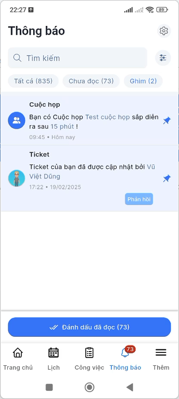 Màn hình Ghim