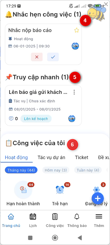 Bố cục các block trên Trang chủ